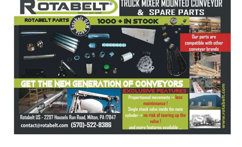 Parts Ad in concrete products May 2019